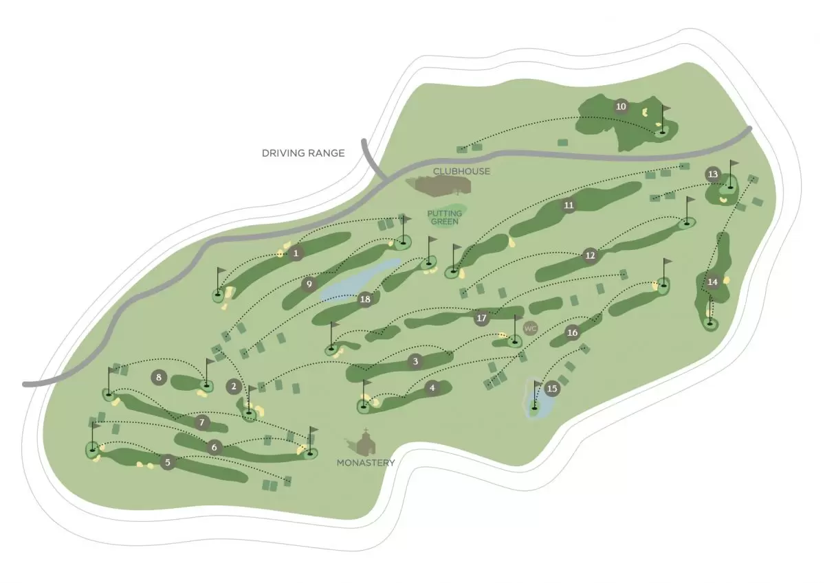Minthis Hills - Course Map