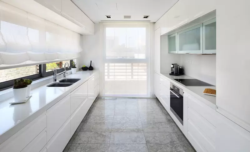 Kitchen, White Gloss Lacquer