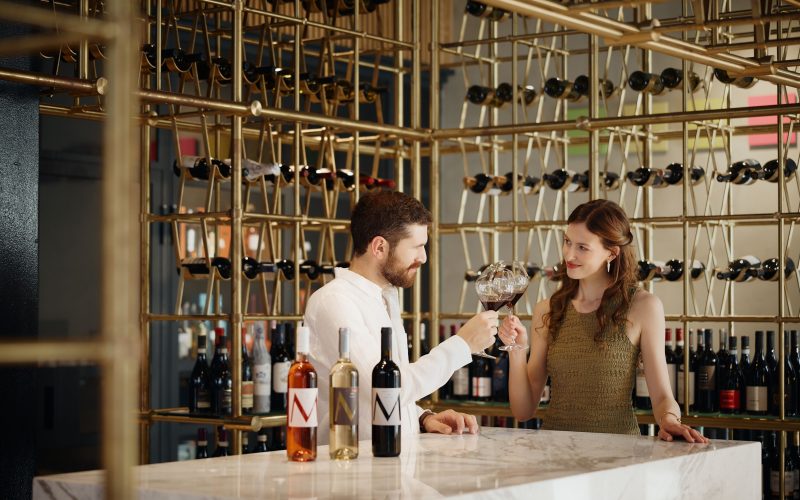 bottles wines