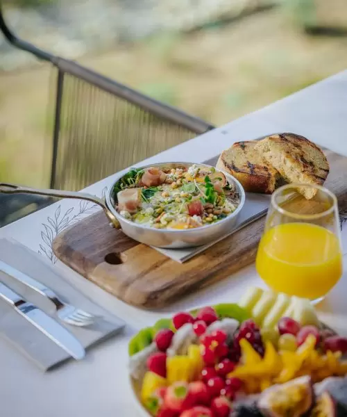 A tasty dining option at one of Paphos' best restaurants in Tala, Cyprus