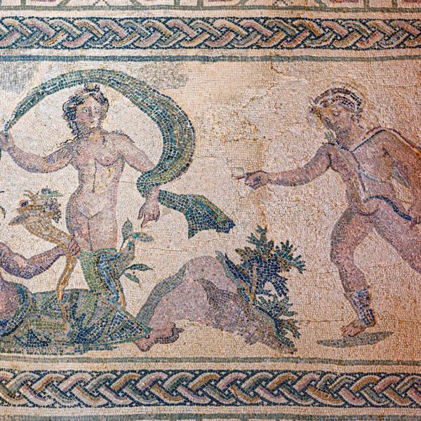 The Mosaic of Apollo and Daphne in the House of Dionysos iin Paphos